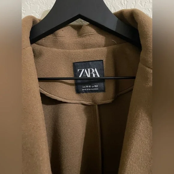 Zara Women's Brown Coat - Picture 2 of 7